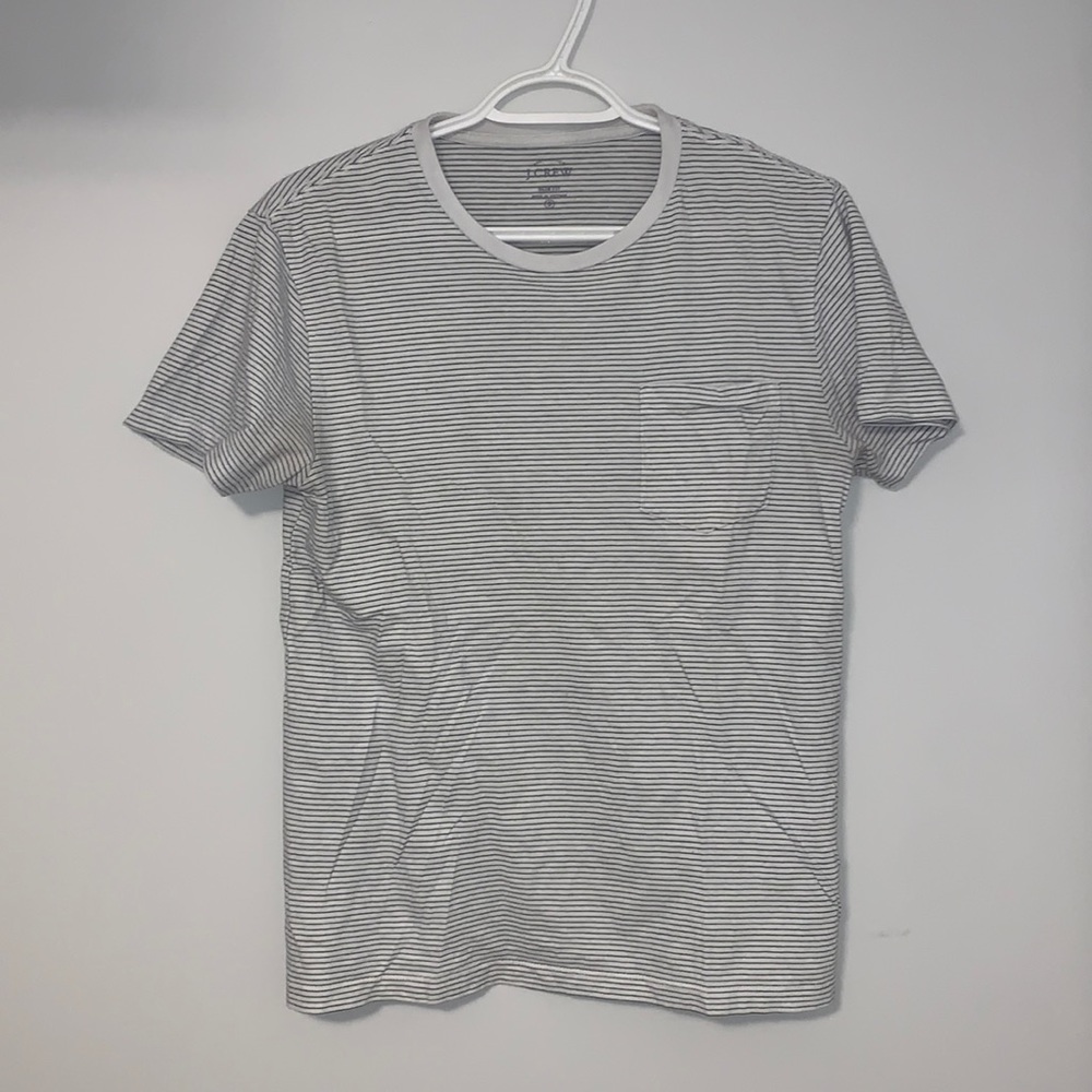 JCrew Pocket Tee (Stripes)